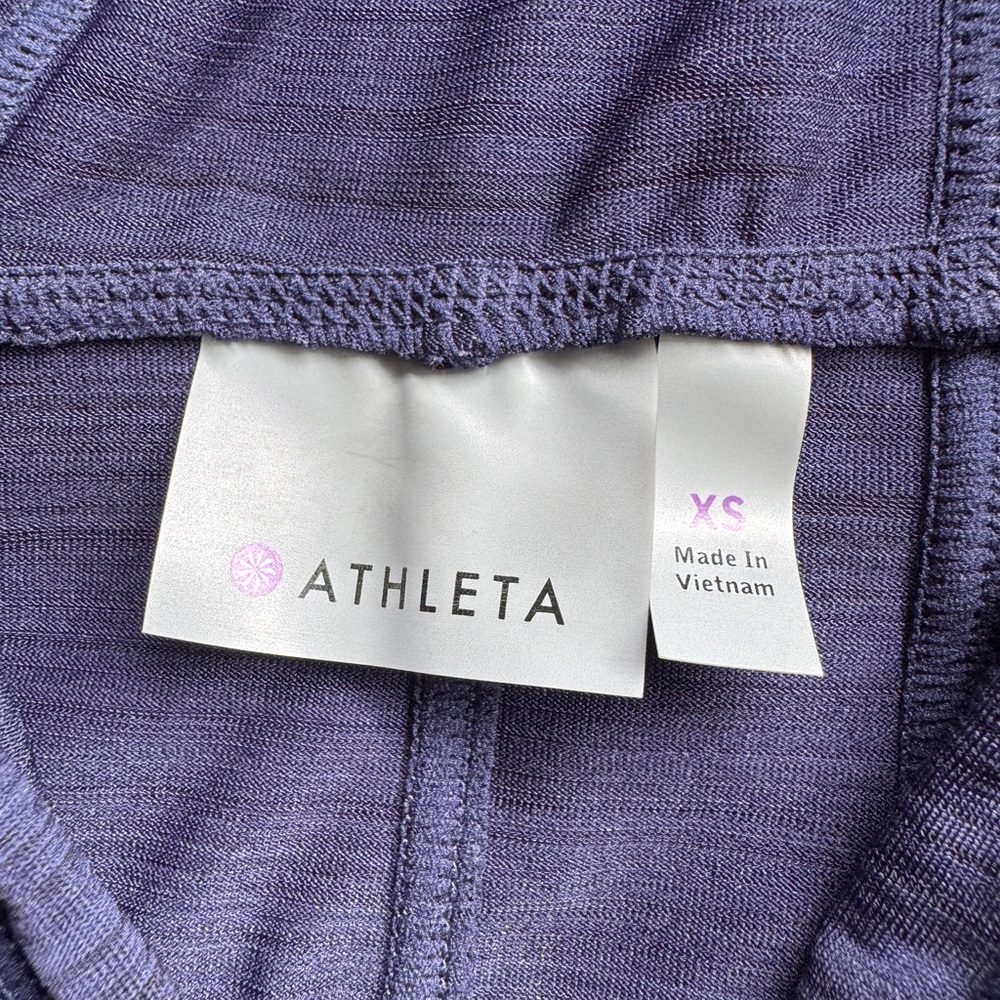 Athleta blue/purple Salutation Jacket size XS 1/2 zipup - Picture 5 of 6